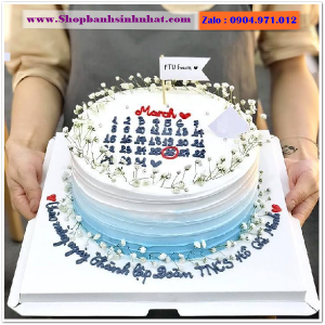 Bánh Sinh Nhật Cuốn Lịch - CL06